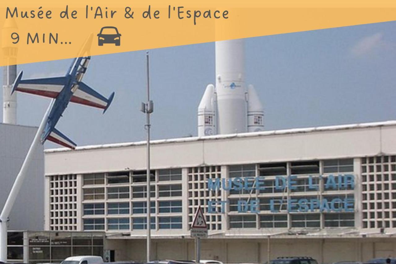 드란시 L'Eugene - 10Min Du Rer B Le Bourget, Parking, Wifi 아파트 외부 사진