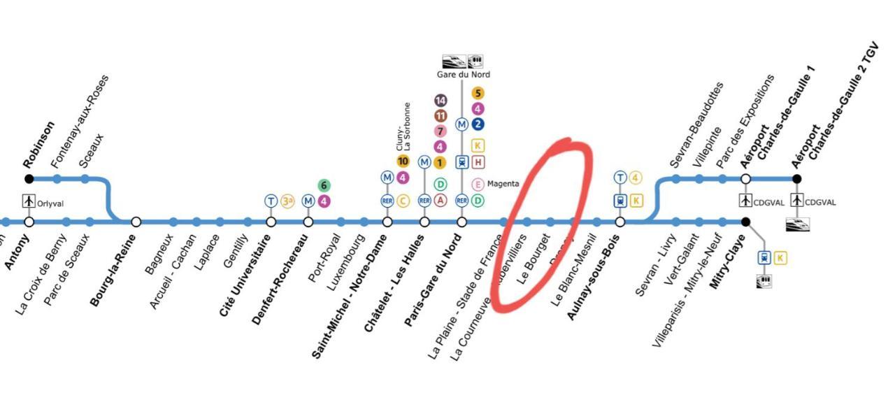 드란시 L'Eugene - 10Min Du Rer B Le Bourget, Parking, Wifi 아파트 외부 사진